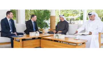 لقاء رئاسي في قصر الرئاسة يستقبل مستشار المجر للأمن القومي